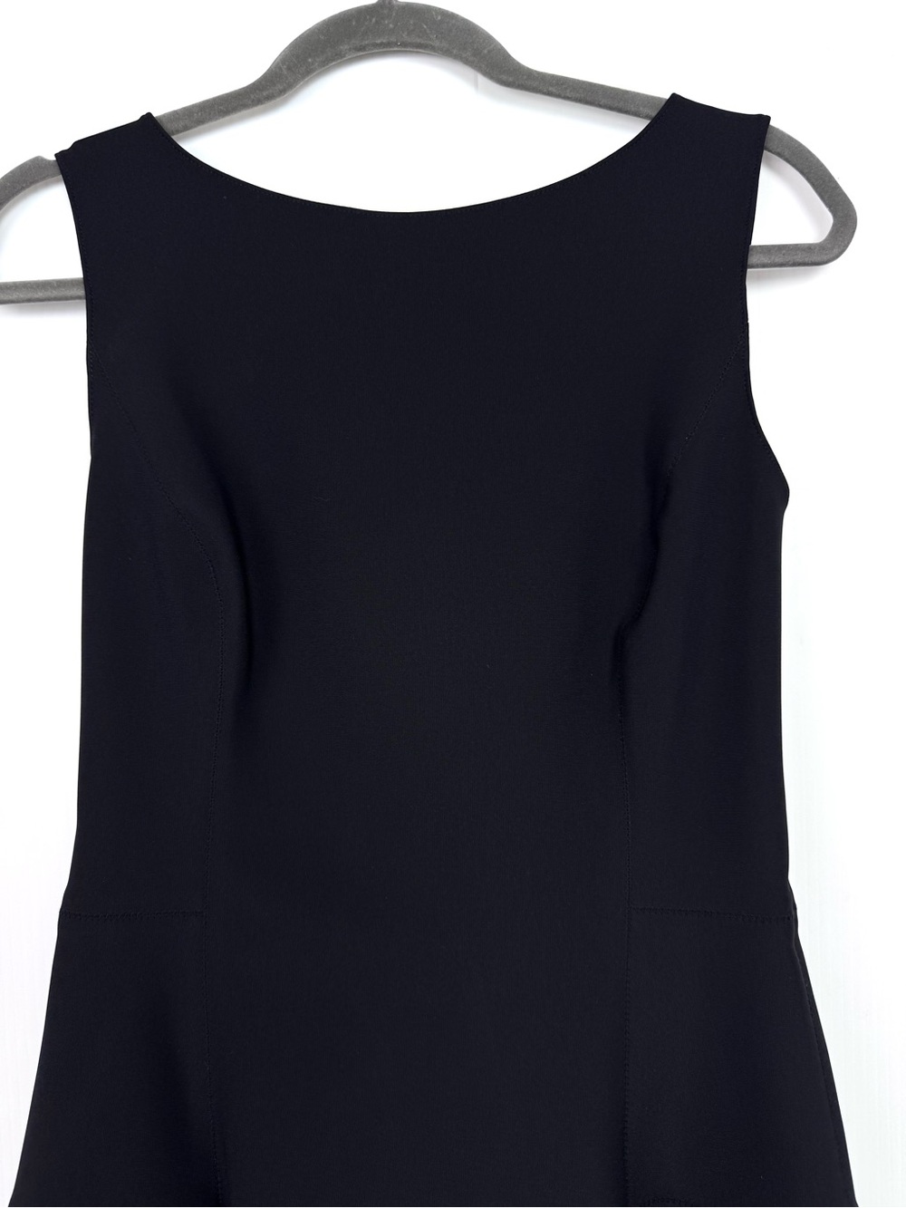 Ralph Lauren Black Label sleeveless fit-and-flare dress in black Size 8 - Picture 3 of 9